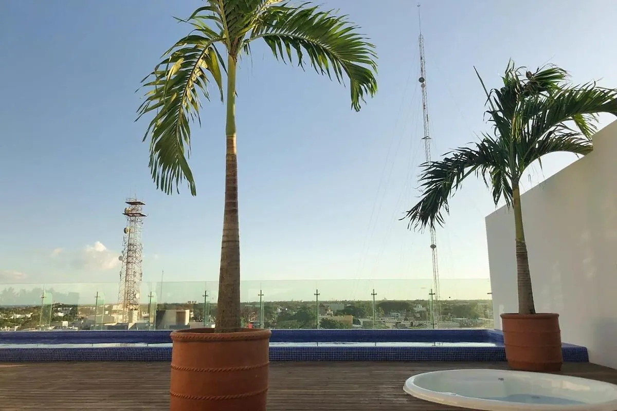 Luxe Top-Floor Incredible Roof Pool At Complex Playa del Carmen
