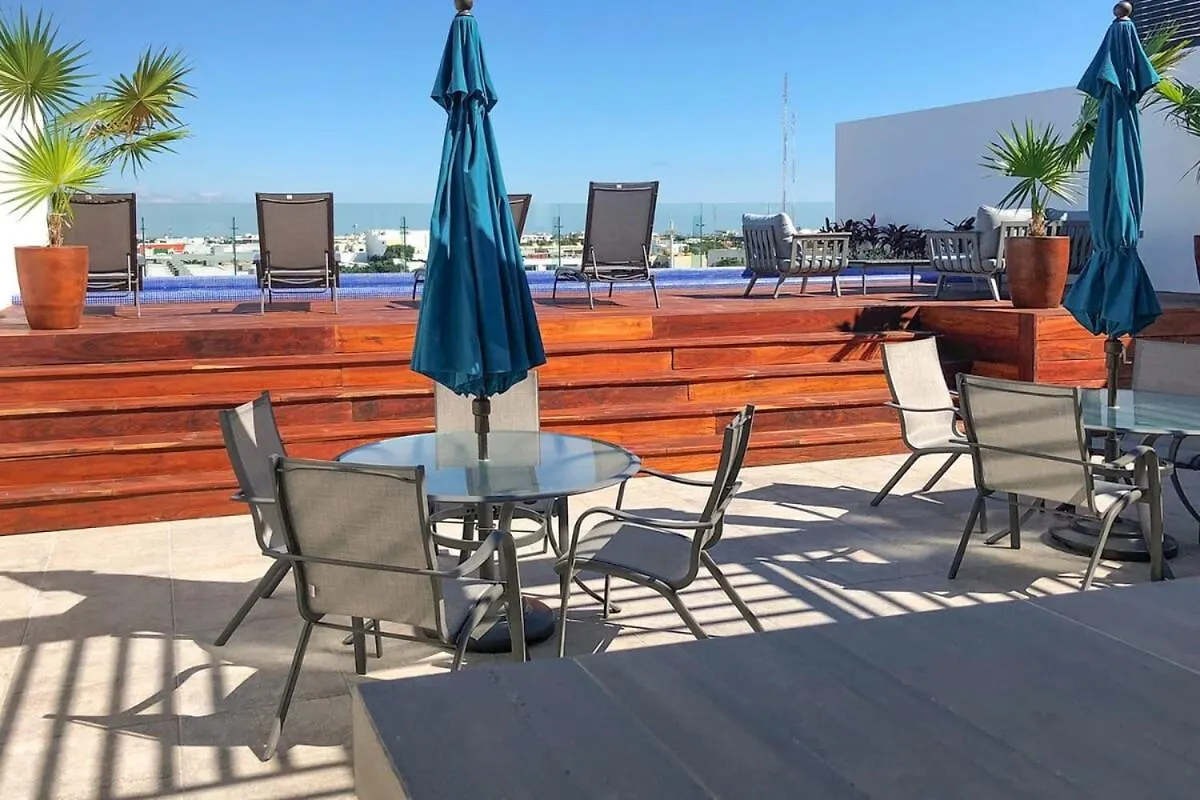 Luxe Top-Floor Incredible Roof Pool At Complex Playa del Carmen