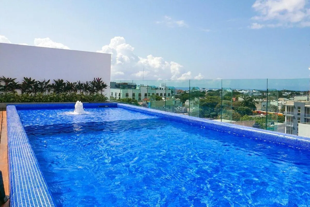 Luxe Top-Floor Incredible Roof Pool At Complex Playa del Carmen